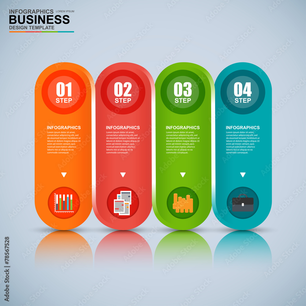 Infographics vector design template Infographics vector design template