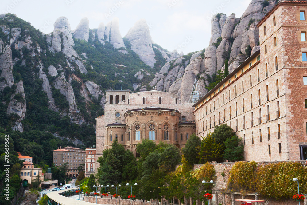 Benedictine Abbey at Montserrat,  near Barcelona