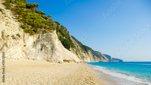 Fototapeta Naklejka Na Ścianę i Meble -  Egremni Beach, Lefkada Island, Ionion Sea, Greece