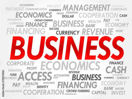 BUSINESS word cloud concept