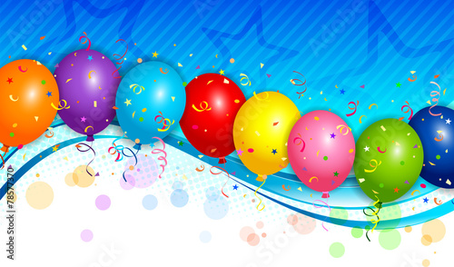 Balloons background