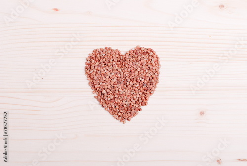 raw buckwheat on board diet food