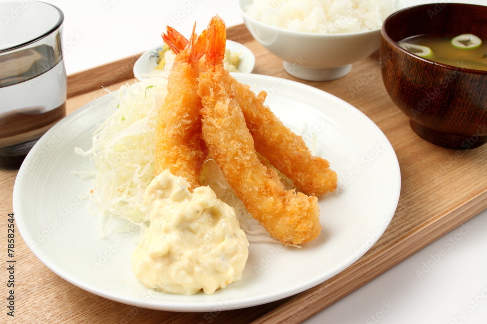 海老フライ定食 海老フライ定食