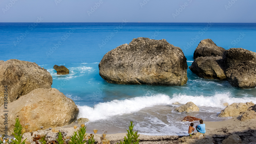 Kavalikefta Beach, Lefkada Island, Greece