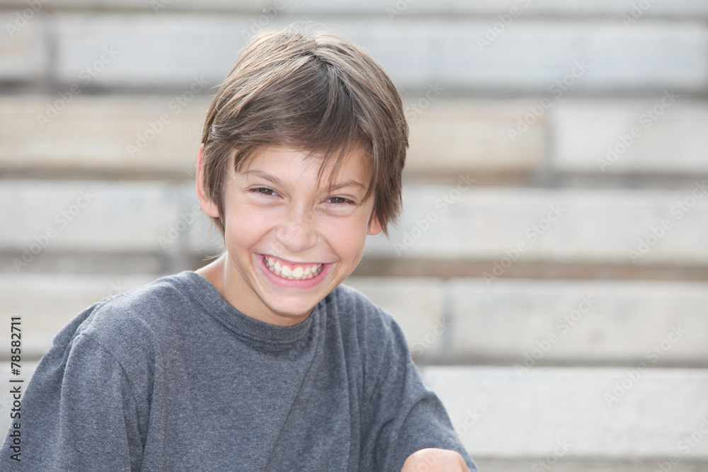 portrait of a happy boy outdoors portrait of a happy boy outdoors