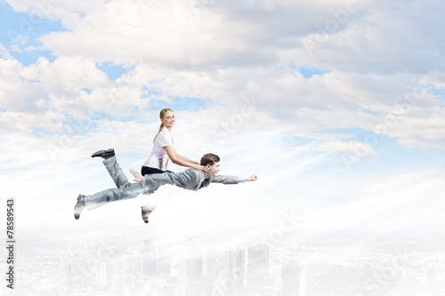 Photos Woman riding man