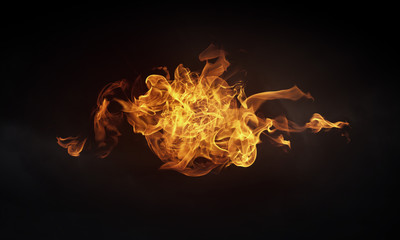 Fire flames
