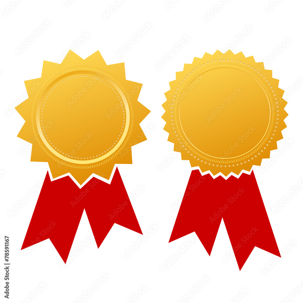 Gold certificate icon Gold certificate icon