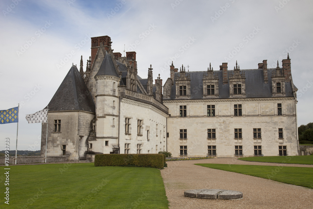 Francia,Loira, castello di Amboise.