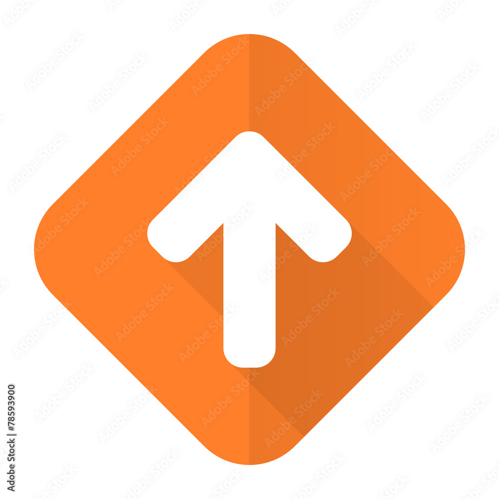 up arrow orange flat icon arrow sign up arrow orange flat icon arrow sign