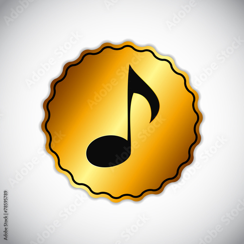 Abstract Music Sign Vector Illustration for Your Design