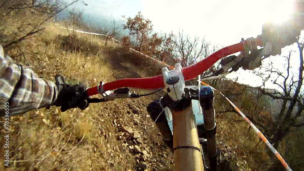 Fast Biking in Mountain Fast Biking in Mountain
