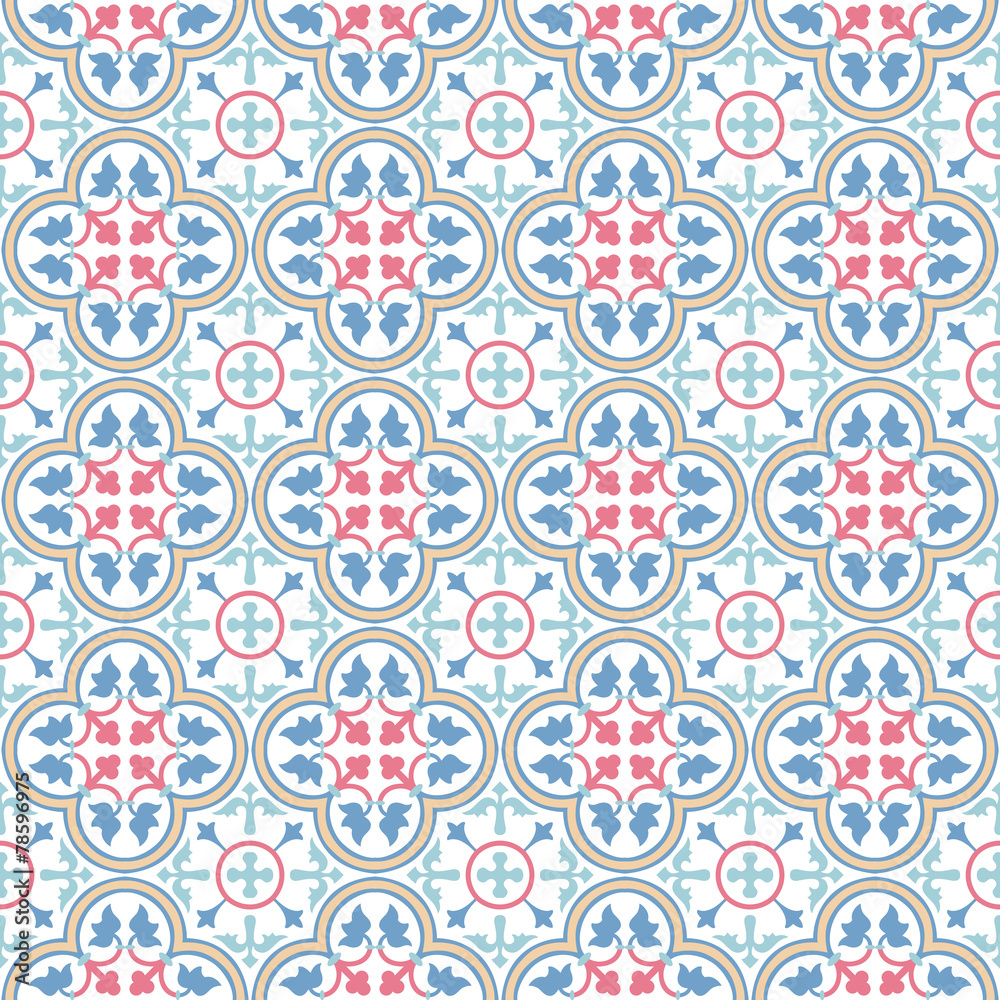 Seamless colourful ornament tiles Seamless colourful ornament tiles