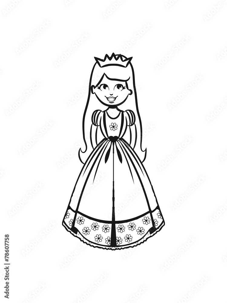 Fototapeta premium Princess Girls