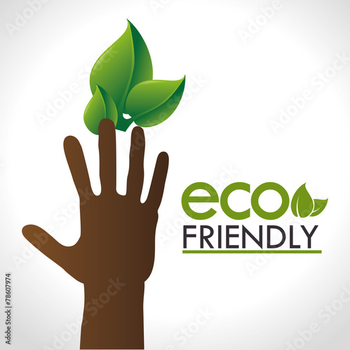 Ecology design, vector illustration.