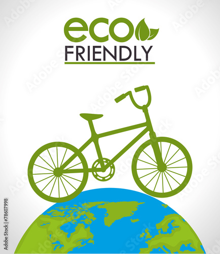 Ecology design, vector illustration.