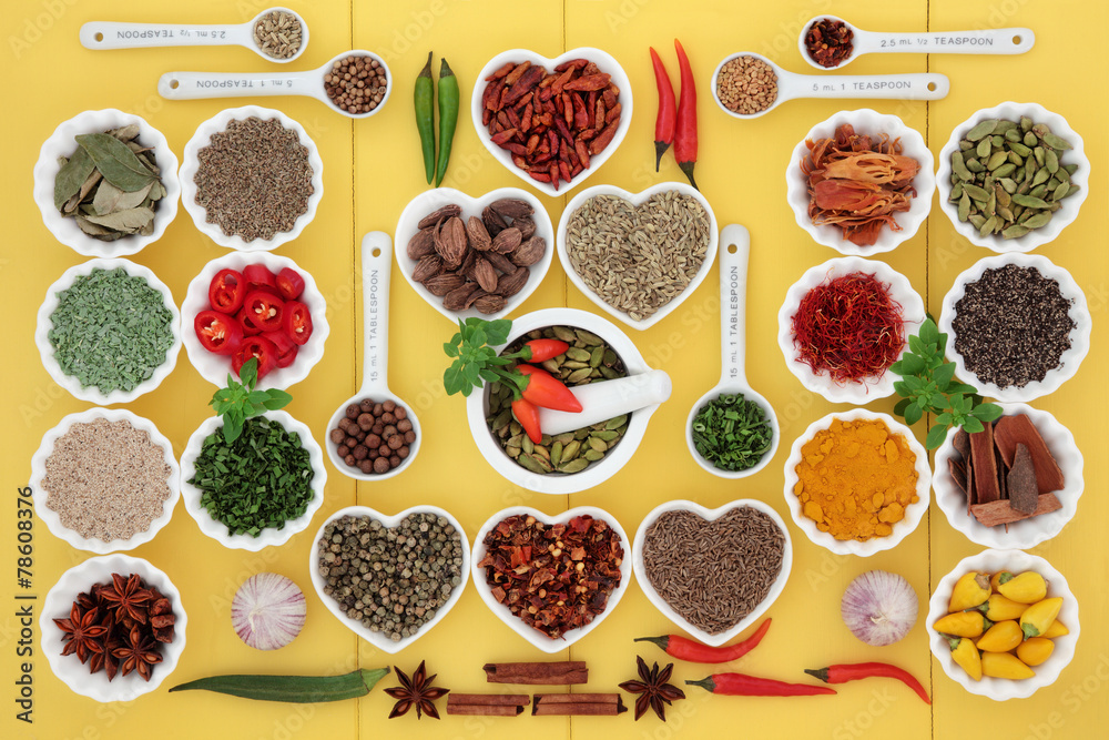 Spice and Herb Abstract Spice and Herb Abstract