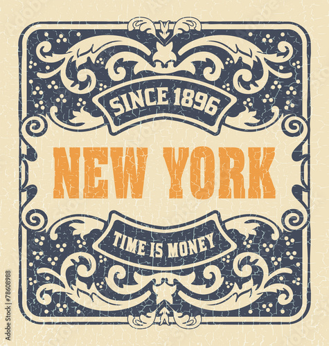 Retro label