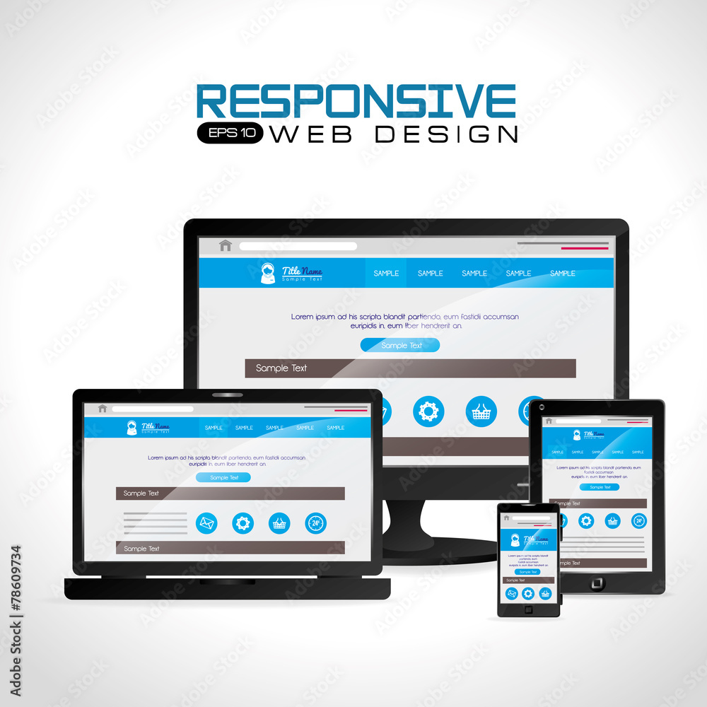 Web design, vector illustration. Web design, vector illustration.