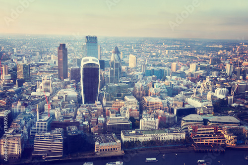 City of London At Sunset