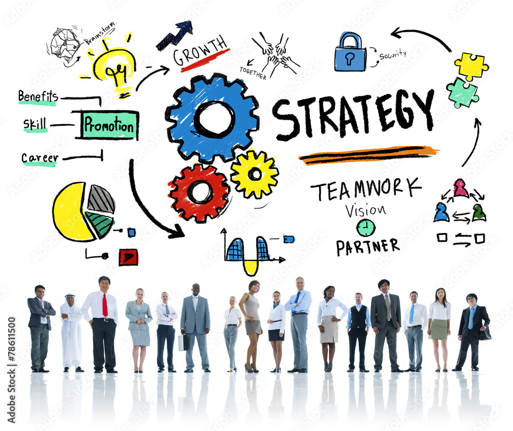 Strategy Solution Tactics Teamwork Growth Vision Concept Strategy Solution Tactics Teamwork Growth Vision Concept