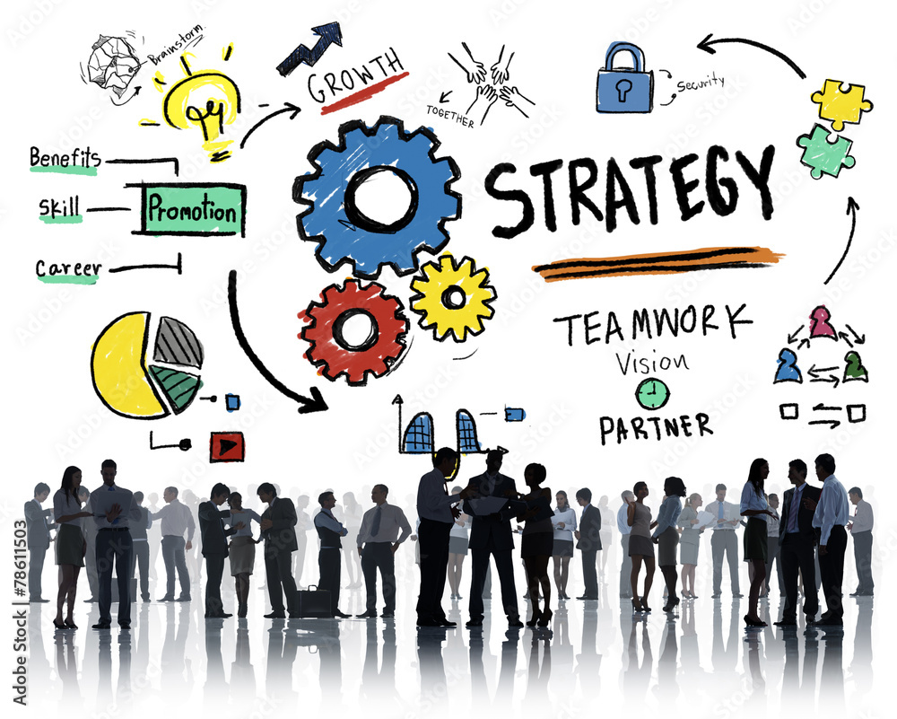 Strategy Solution Tactics Teamwork Growth Vision Concept Strategy Solution Tactics Teamwork Growth Vision Concept