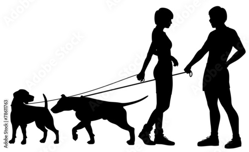 Dog people chat up