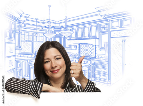 Hispanic Woman with Thumbs ...