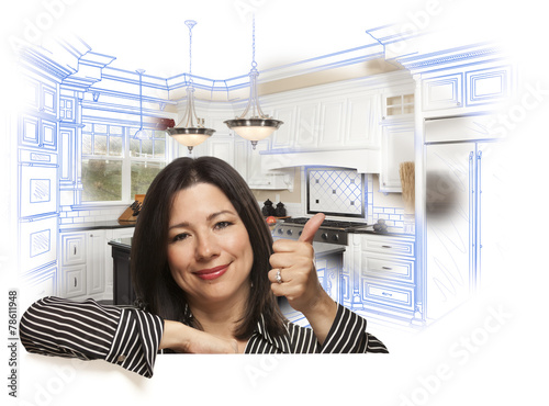 Hispanic Woman with Thumbs ...