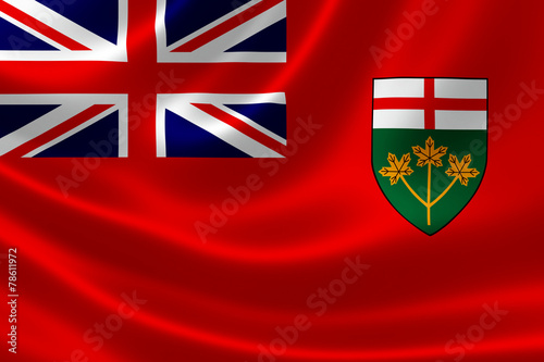 Ontario Provincial Flag of Canada