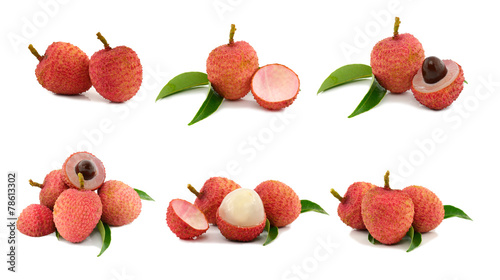 Konstfotografi collection of 6 lychee images