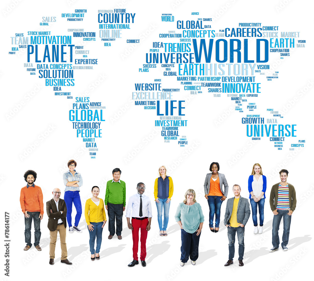 World Globalization International Life Planet Concept World Globalization International Life Planet Concept