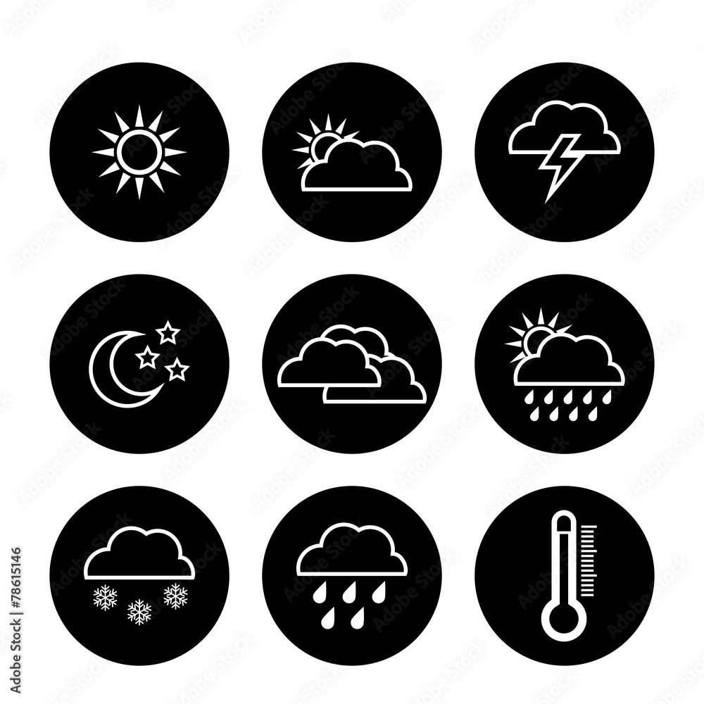 weather concept design, vector illustration.