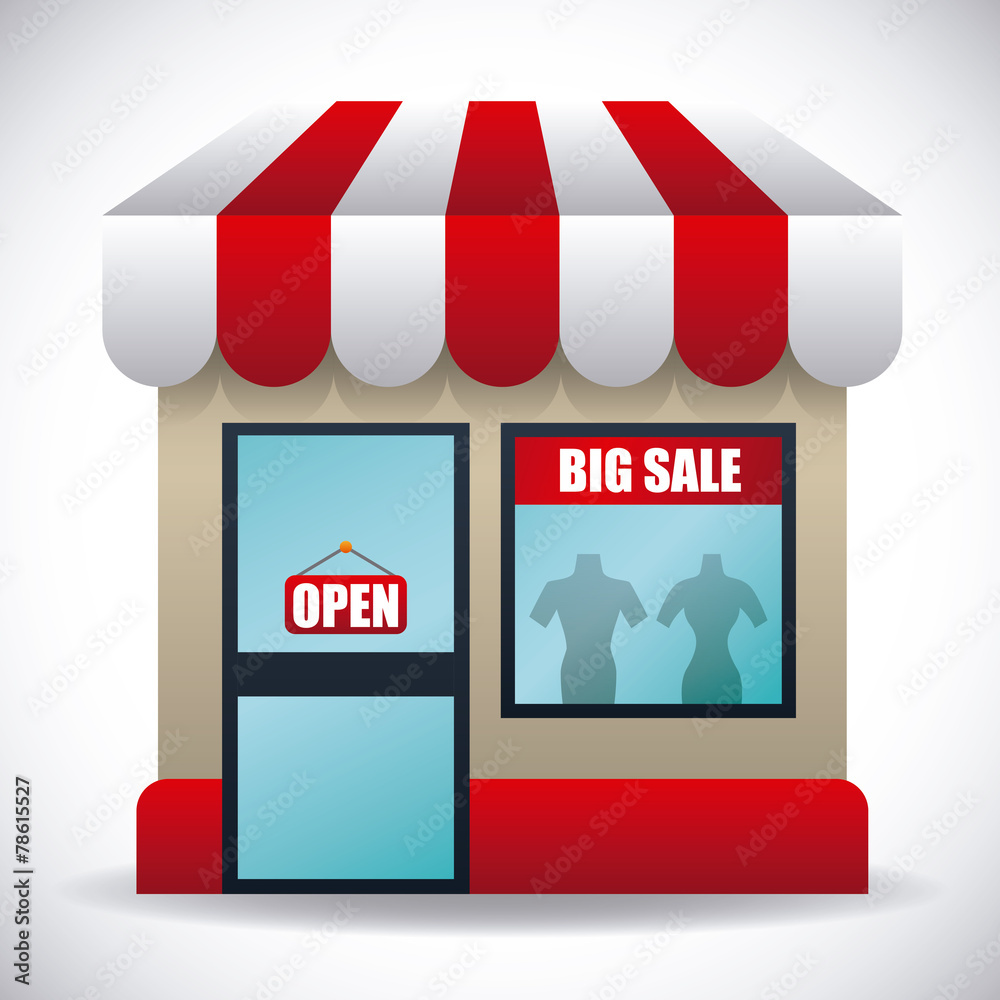 Naklejka premium sales and retail