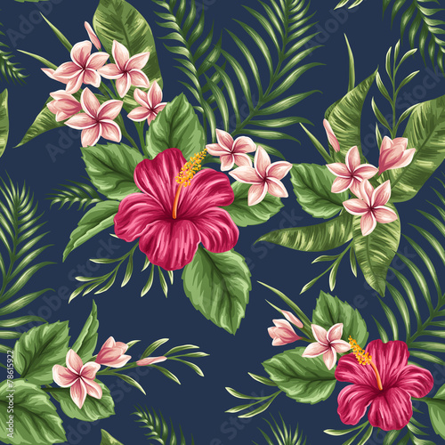 Fototapeta Naklejka Na Ścianę i Meble -  Floral seamless pattern