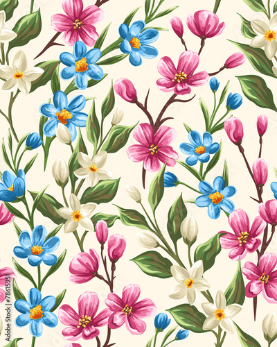 Floral seamless pattern