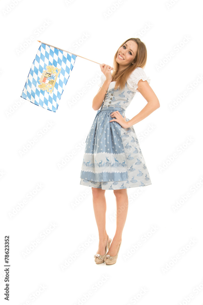 Naklejka premium Bayerisches Mädchen