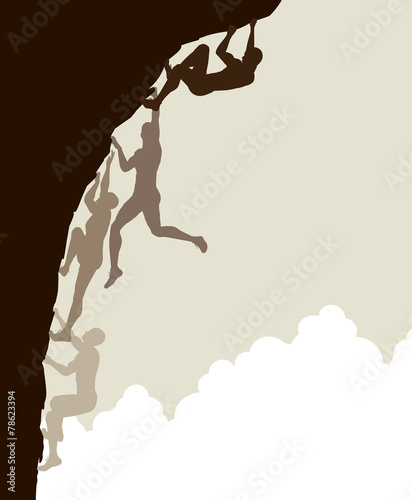 Free climb