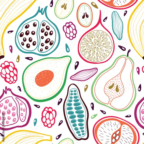 Tapety Wzór owoców