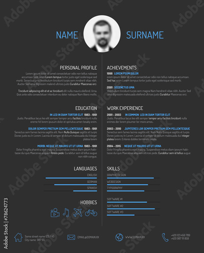 cv / resume template