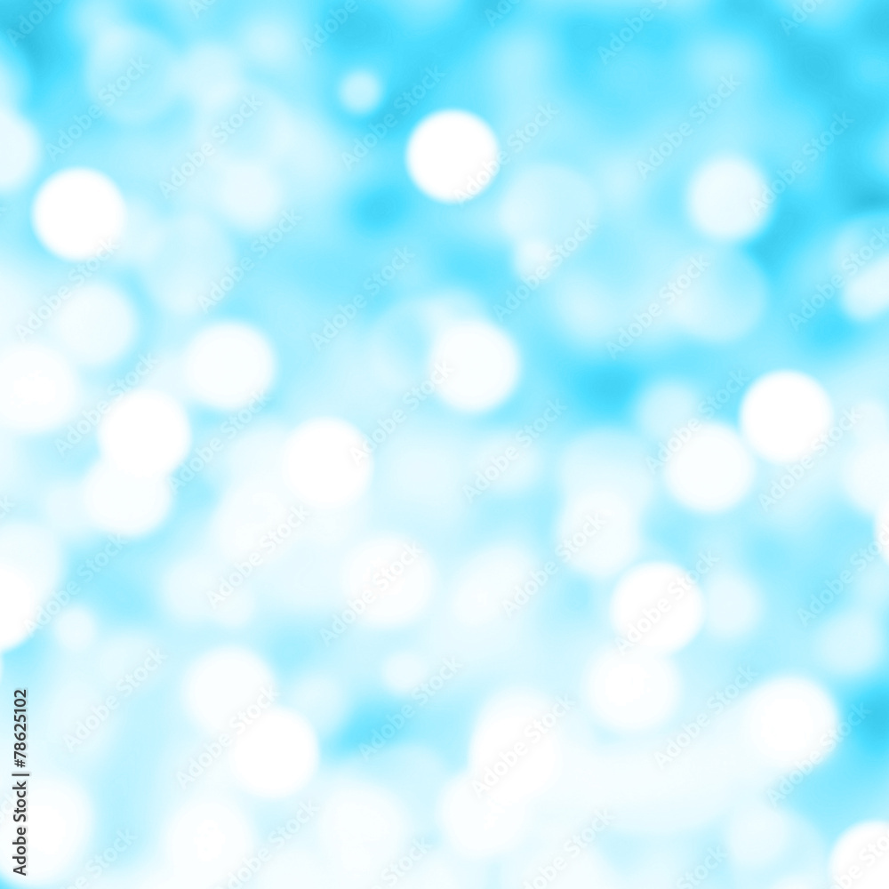 Abstract Christmas background with bokeh lights and place for te