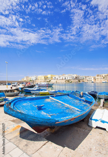 Fishermen`s boats, Gallipoli, Apulia, Southern Italy © kite_rin