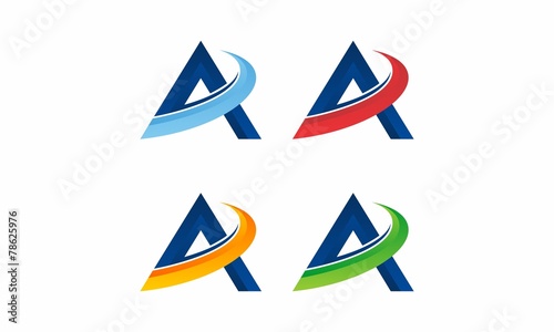 A Letter Company Logo Icon Universal