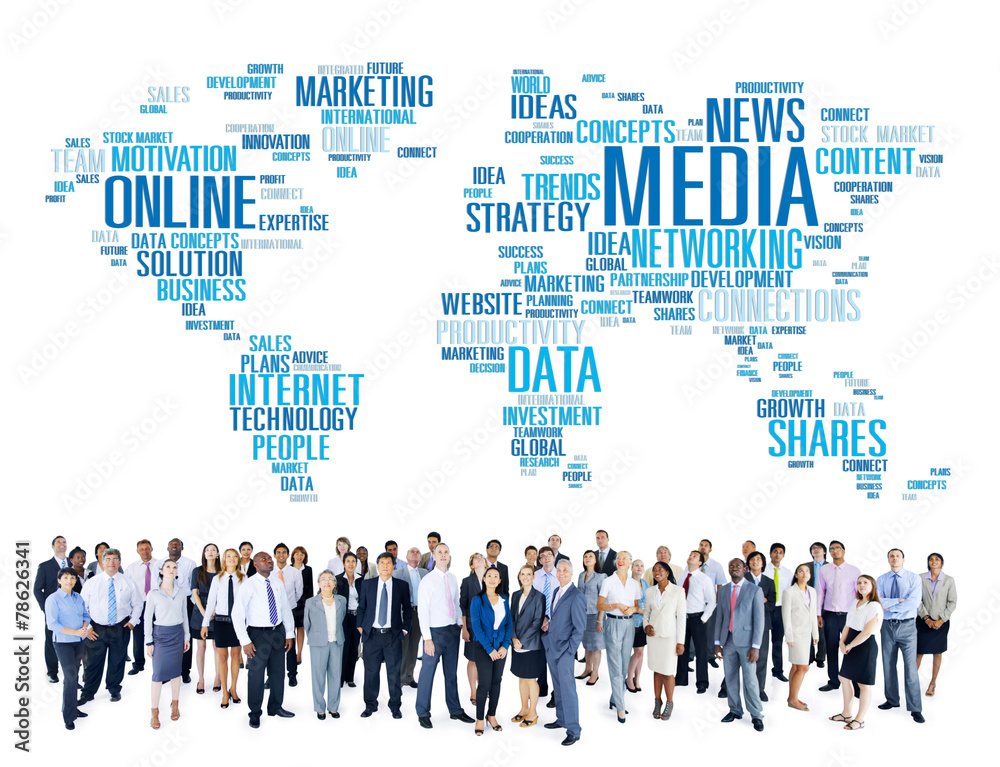 Social Media Internet Connection Global Communications Concept Social Media Internet Connection Global Communications Concept