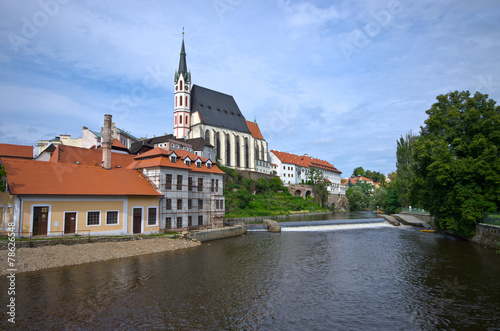 St. Vitus Church in Cesky Krumlov, Czech Republic