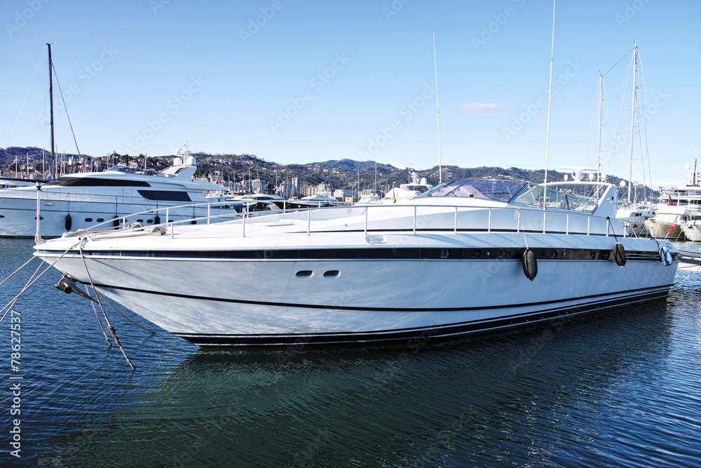 Fototapeta premium luxury yacht