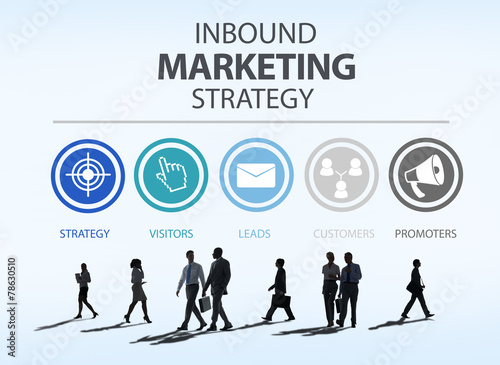 Inbound Marketing Strategy Advertisement Commercial Concept