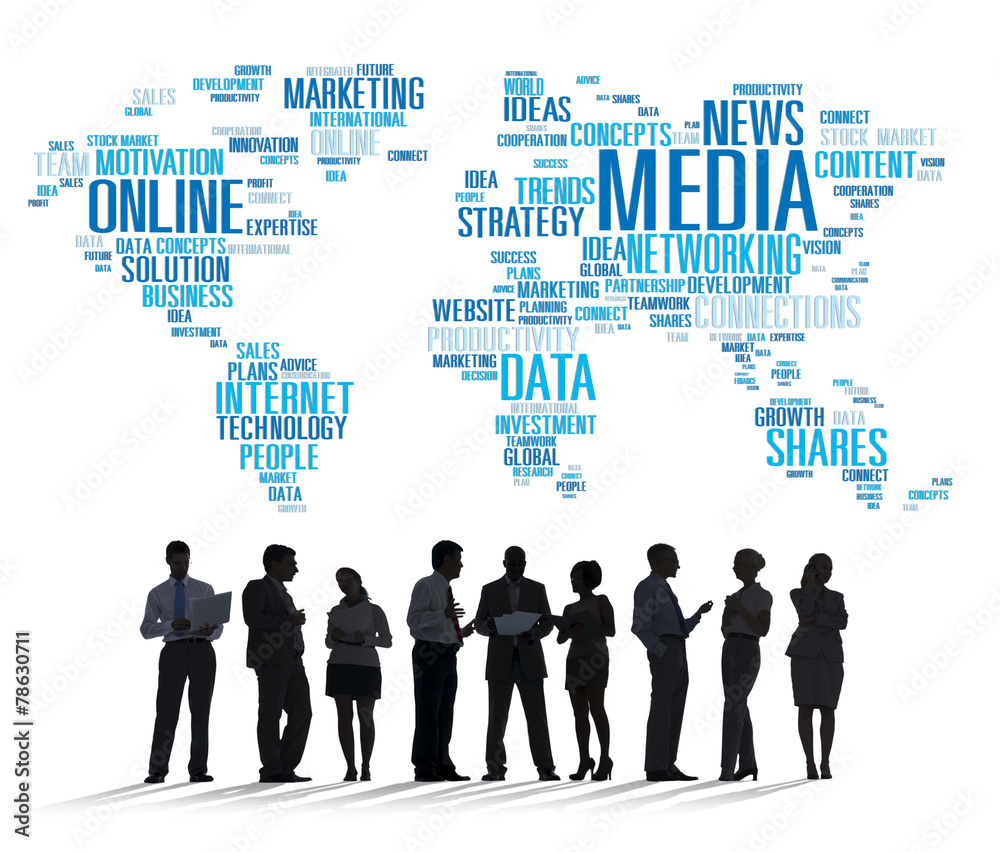 Social Media Internet Connection Global Communications Concept Social Media Internet Connection Global Communications Concept