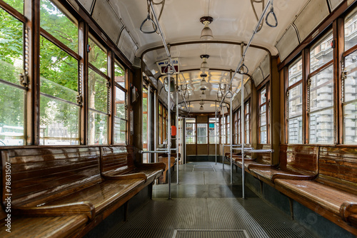 Interno tram photo