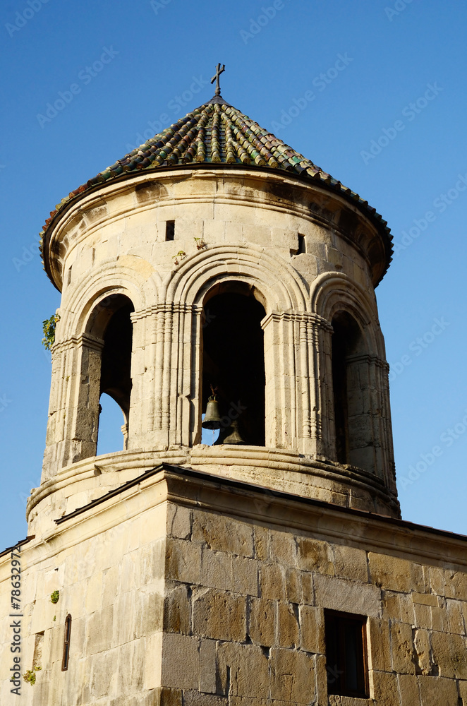Bell tower in Gelati Monastery near Kutaisi ,Imereti, Georgia